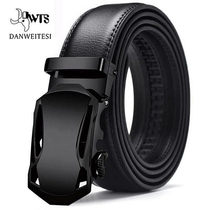 []Genuine Leather Belts for Men Automatic Male Belts Cummerbunds Leather Belt Men Dropshipping Black Belts Cinturon Hombre