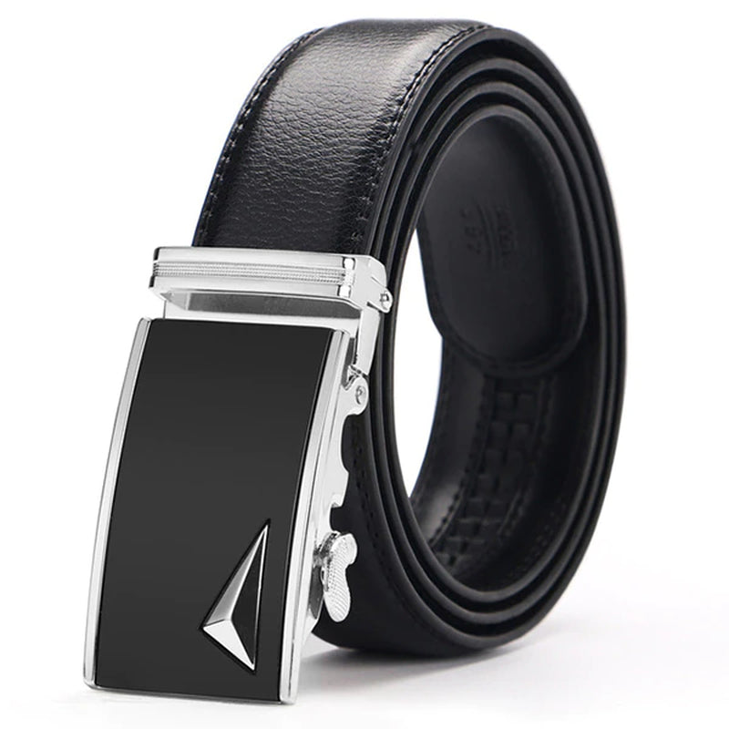 []Genuine Leather Belts for Men Automatic Male Belts Cummerbunds Leather Belt Men Dropshipping Black Belts Cinturon Hombre